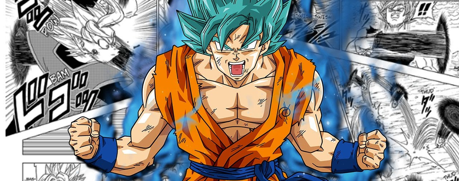 Perruque Goku bleu garçon - Magie du Déguisement - Dragon Ball Z