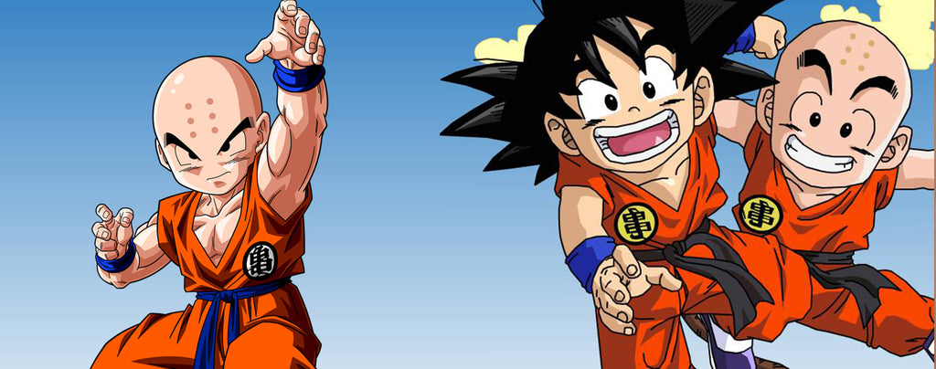 Krillin and Goku