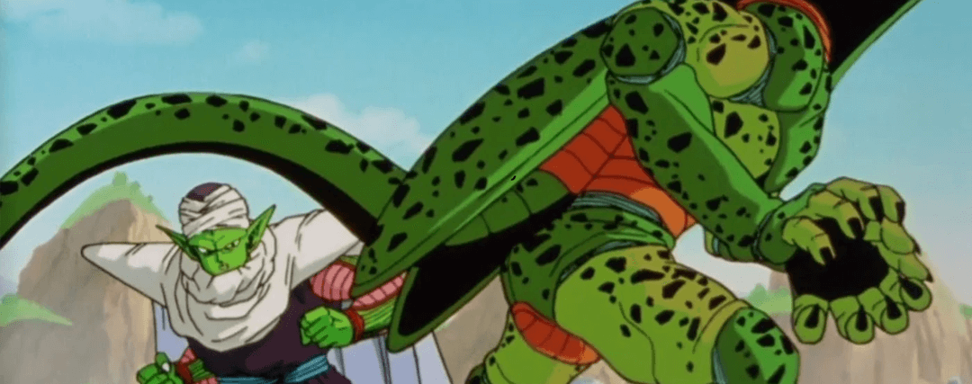 Cell se enfrenta a Piccolo