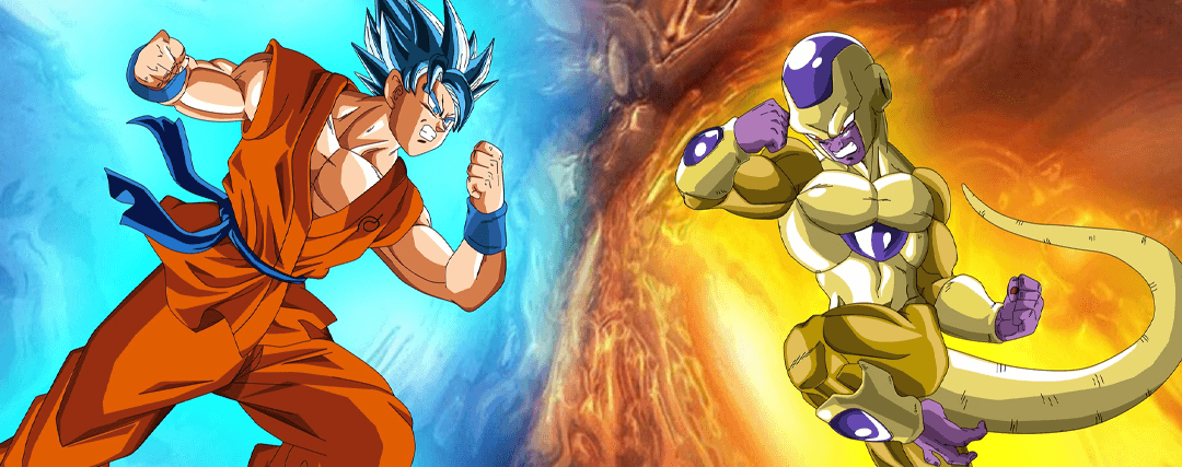 goku vs congelador dragon ball super