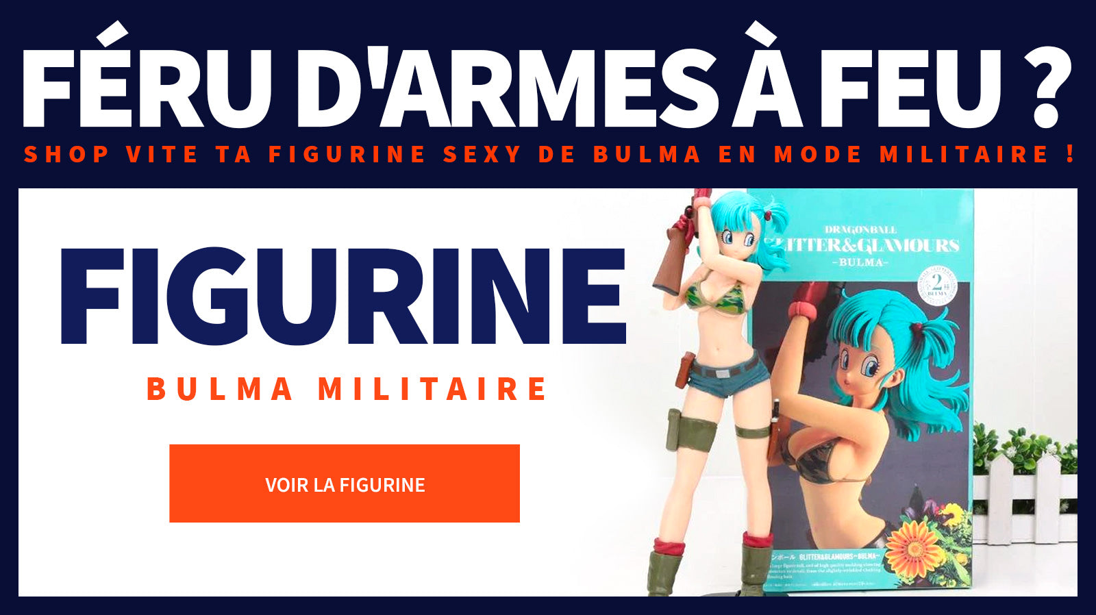 Bulma Sexy Military Figure