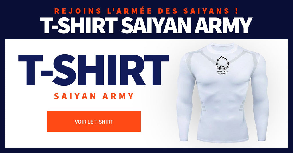 Camiseta de compresión larga Saiyan