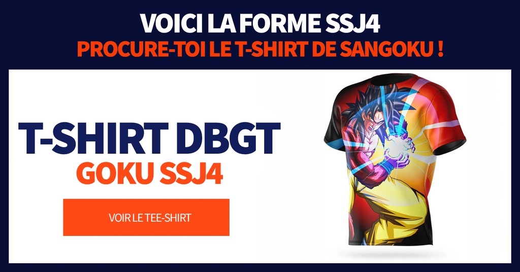 Camiseta Goku SSJ4
