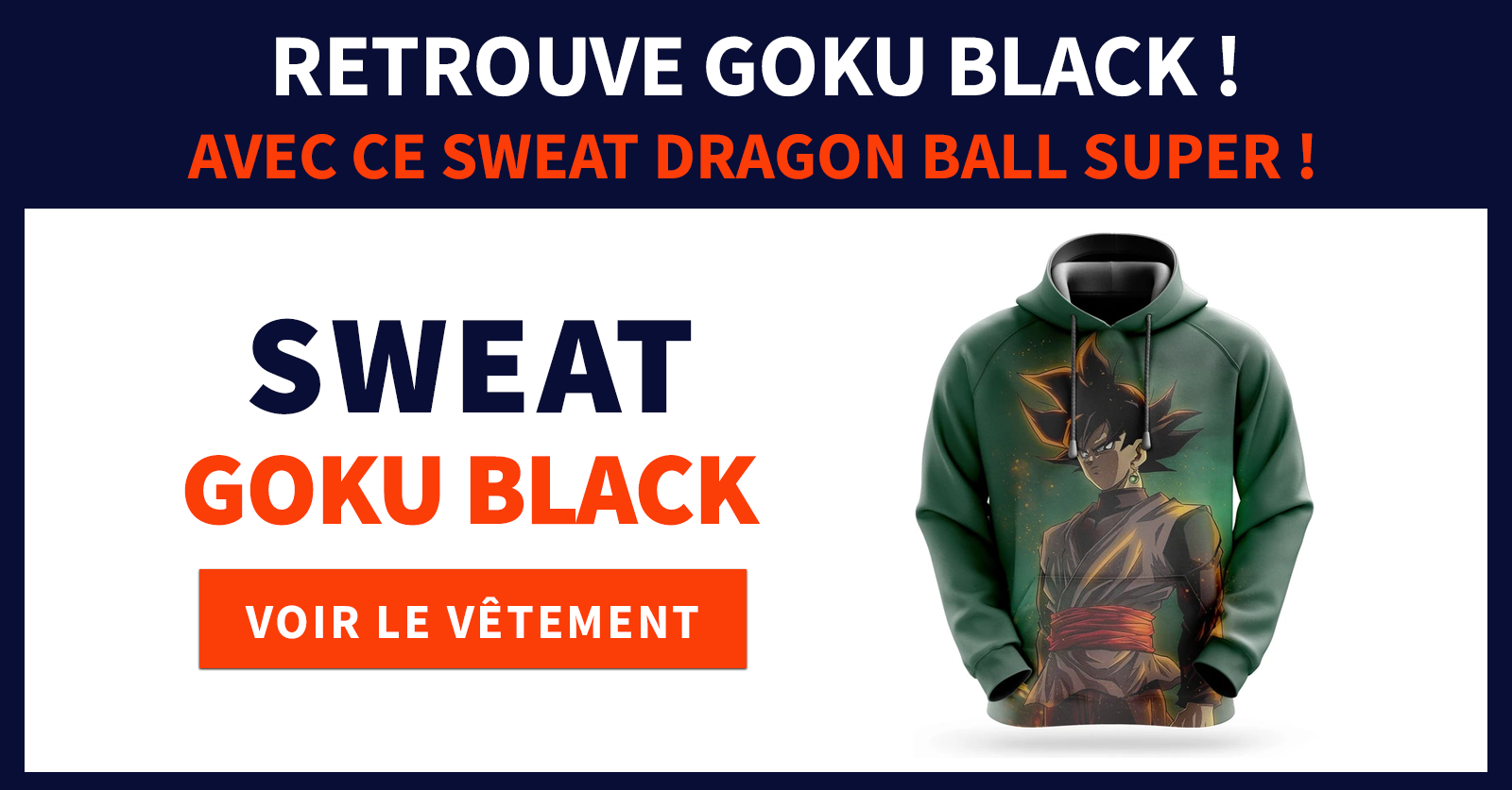 Sudadera Goku Negra