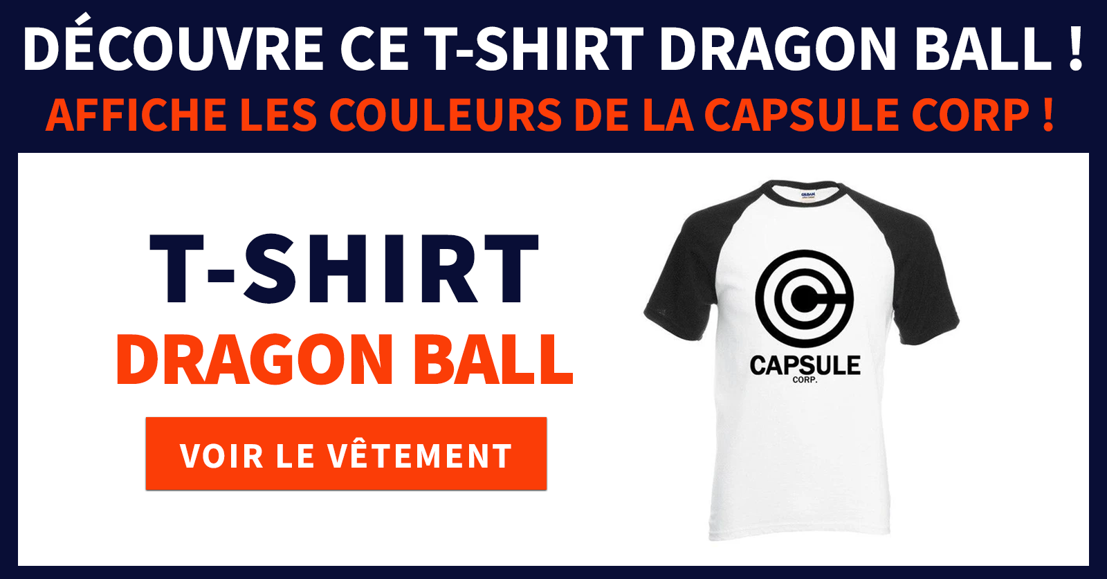 Capsule corp t-shirt