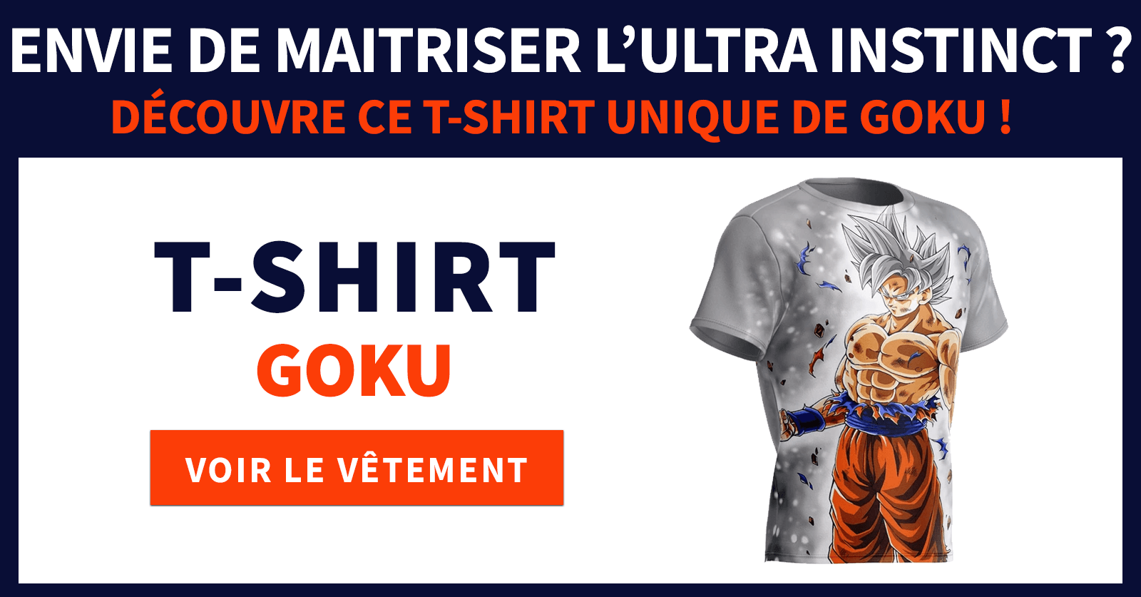 T shirt Goku Ultra Instinct