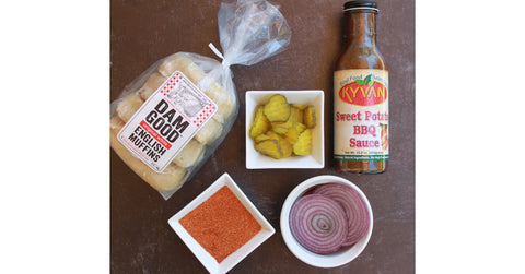 Ingredients for Back Back Rib Sandwich Recipe