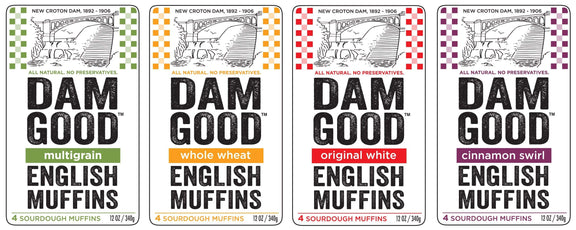 Variety Pack Sourdough English Muffins, 4 bags (4 muffins per bag) English Muffin