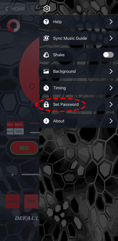 How to Set Password on Predator Light for Outrigger Go App