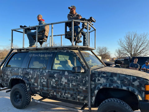 High Rack with Predator Hunting Lights from Jeep