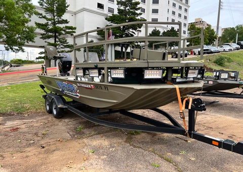 Raised Bowfishing Deck with Swamp Eye HDs