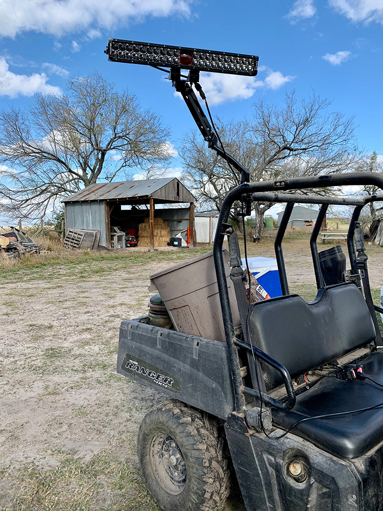 scanning light bar for predator hunting