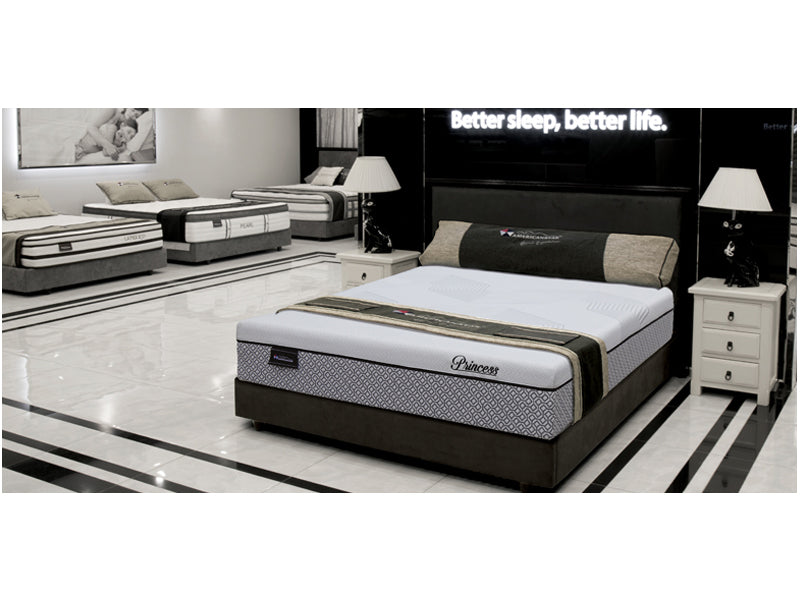 princess memory foam mattress