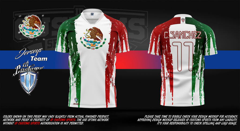 custom mexico jersey