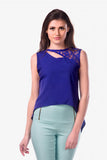 Love For Abstract Uneven Hem Top