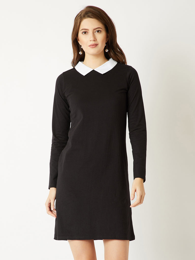 collared shift dress