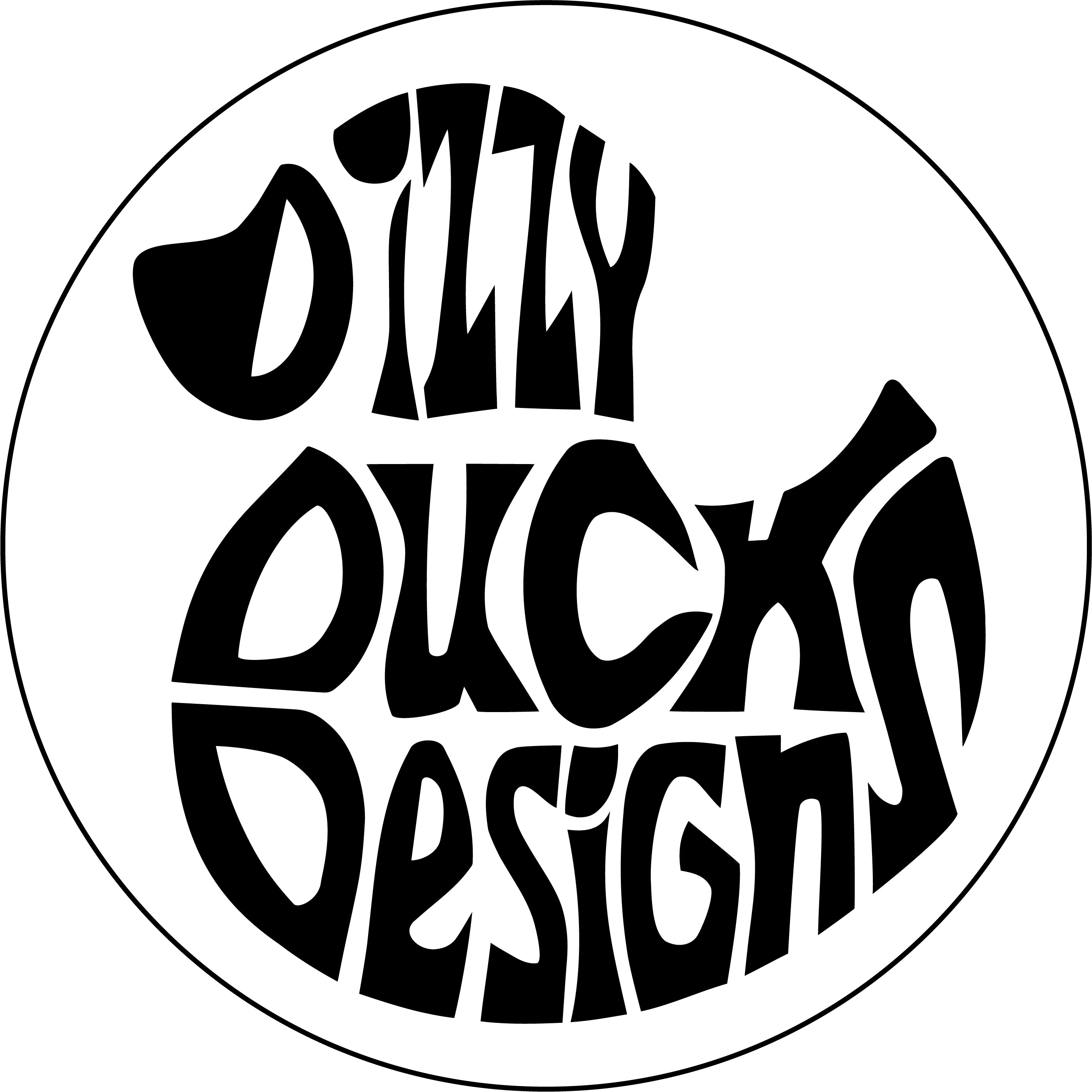 dizzy duck designs logo