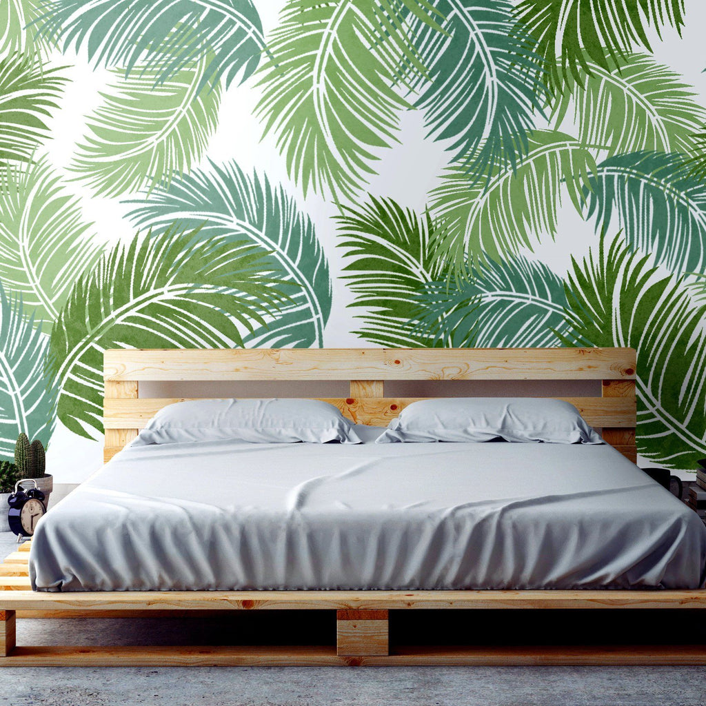 tropical-palm-leaf-wall-stencil-dizzy-duck-designs