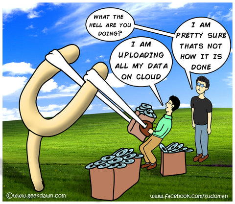 Uploading data on Cloud