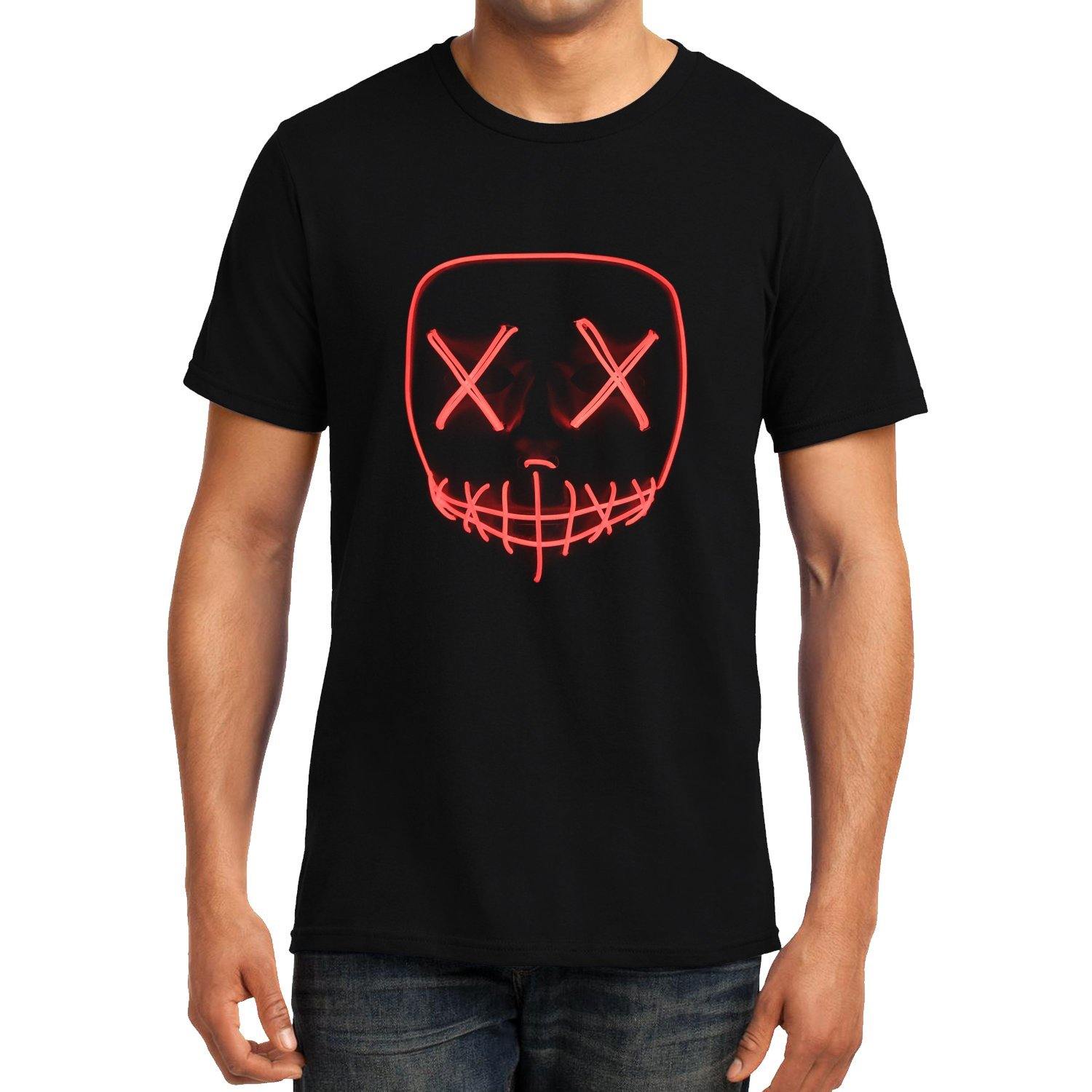 Halloween Purge Mask , Holiday , Unisex Graphic T-Shirt - GeekDawn