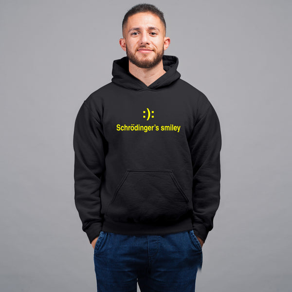 Schrödinger's smiley , Hoodie / Sweatshirt - GeekDawn