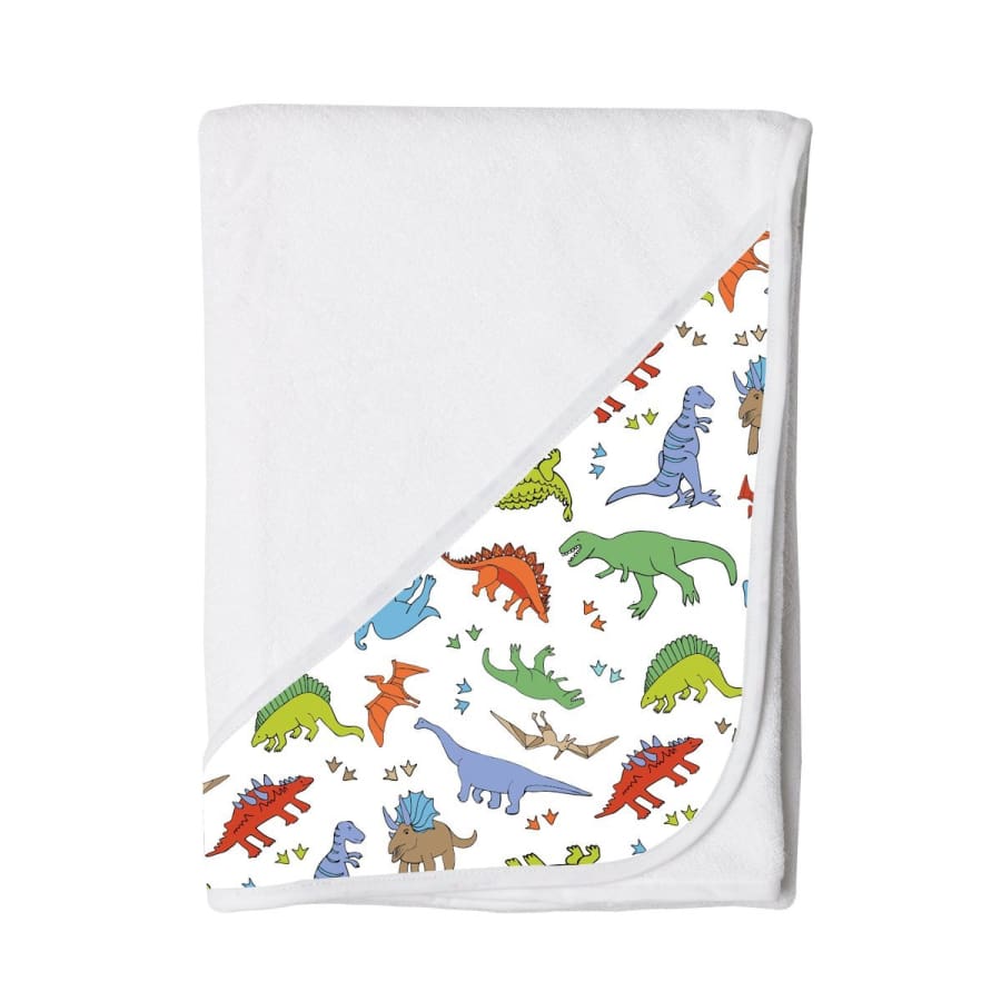 baby dinosaur towel