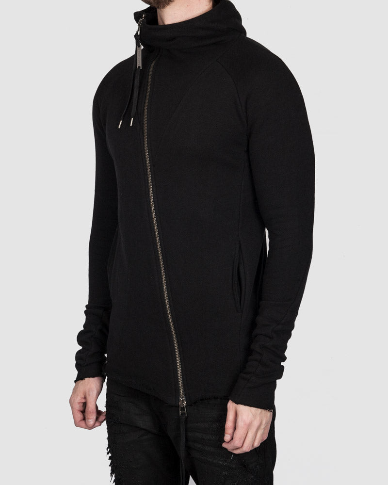army zip up hooded sweatshirt