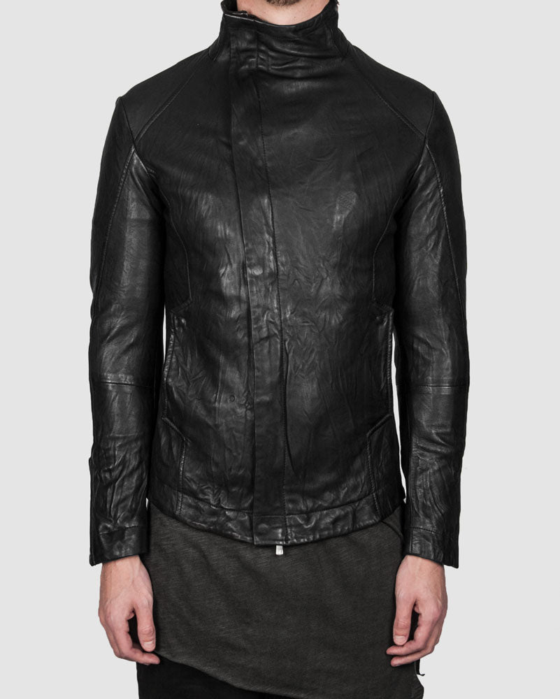 Leon Louis - Molis high collar leather jacket - Stilett