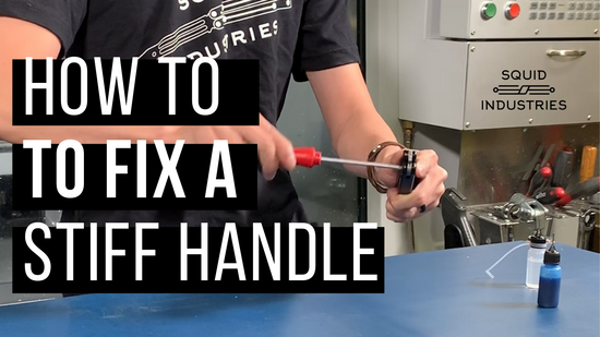 Squid Industries How to Fix A Stiff Handle Butterfly Knife Balisong