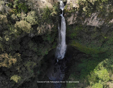 Cascada de Puxtla en Tlatlauquitepec, Puebla, México