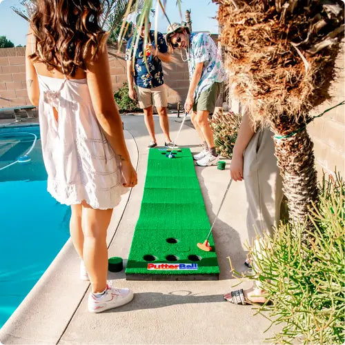 PutterBall Backyard Game - Best Golf Putting Green For Indoors & Outdoors