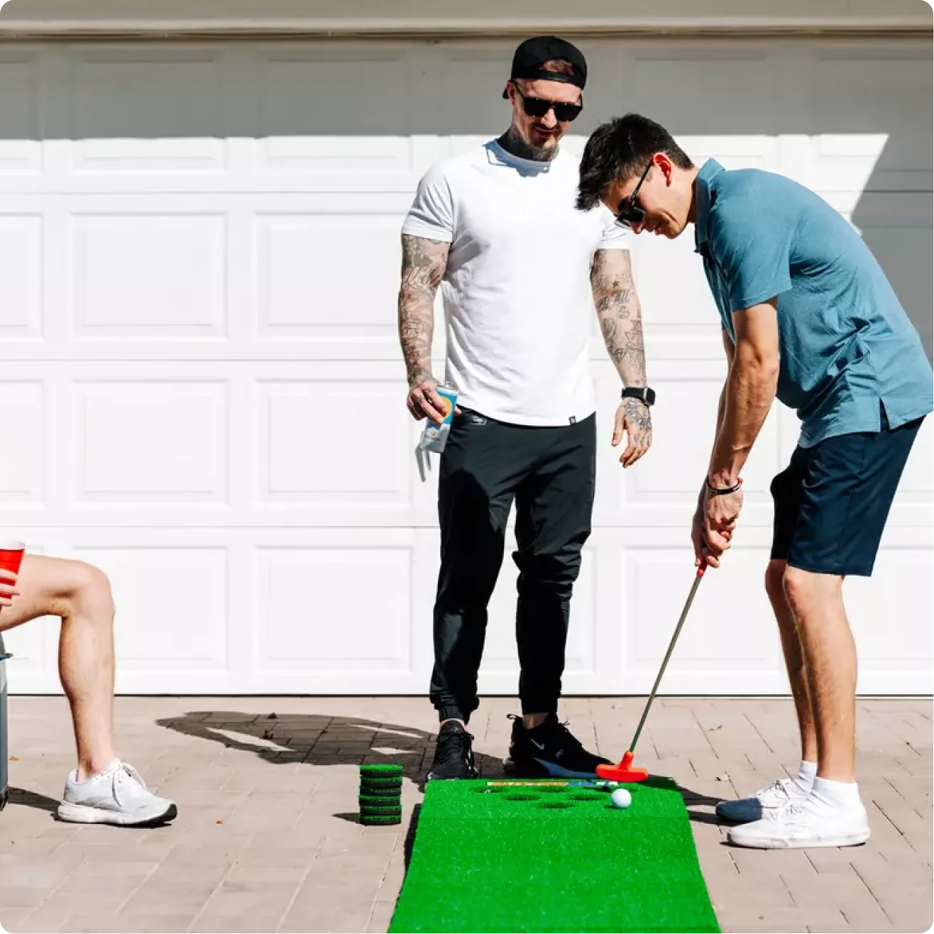 PutterBall Backyard Game - Best Golf Putting Green For Indoors & Outdoors