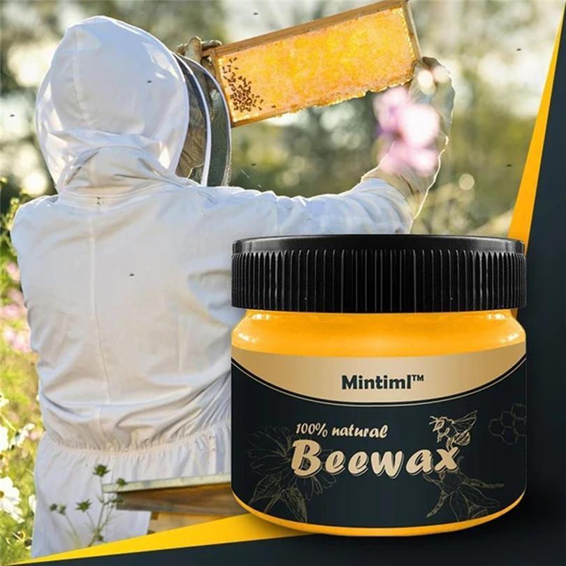 Mintiml Beewax 85g Natural Beeswax Furniture Care Polishing Wood Seaso