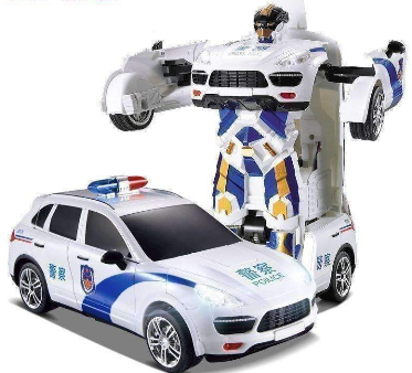 remote control transformer police car