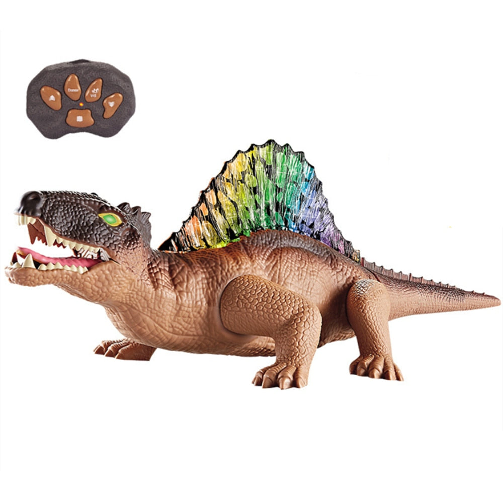 Electric Dinosaur Remote Control Animal Model Toys With Light Children Toys