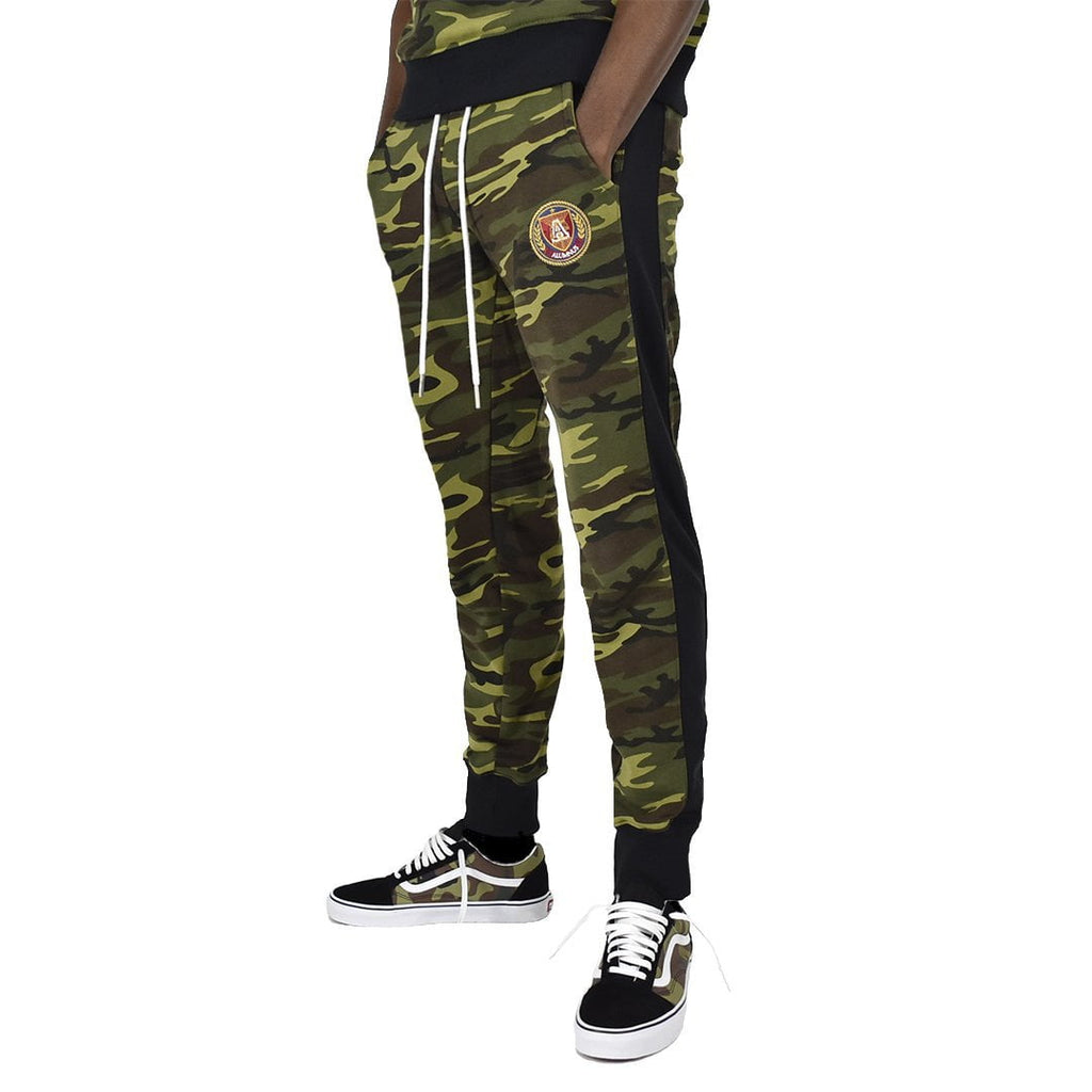 camo stripe joggers