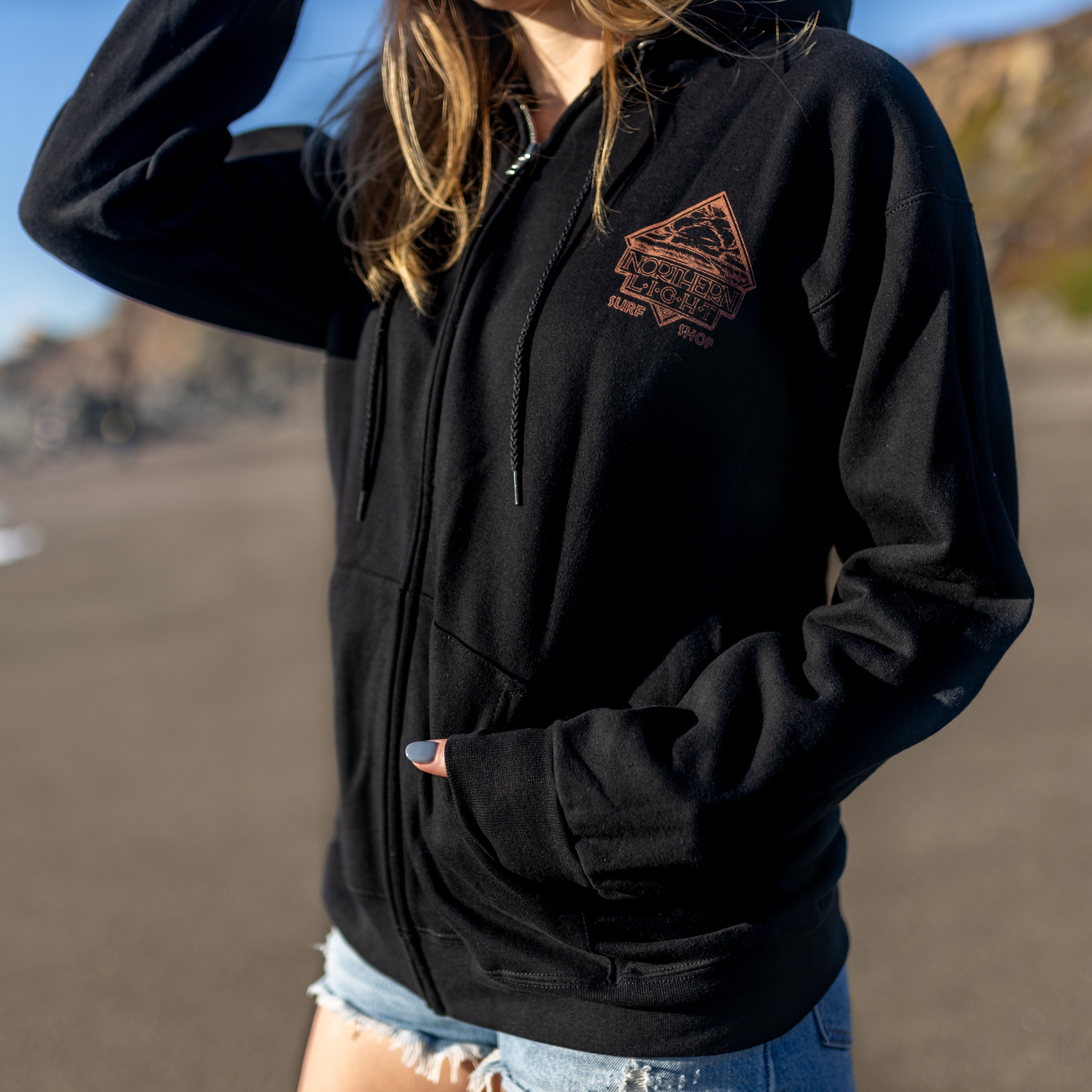 Thick Cozy Zip-up Hoodie – Northern Light Surf Shop