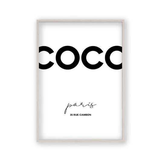 Coco Chanel Perfume Bottle Print – Blim & Blum