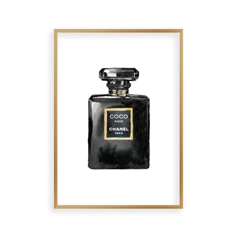 Coco Chanel Perfume Bottle Print Blim Blum