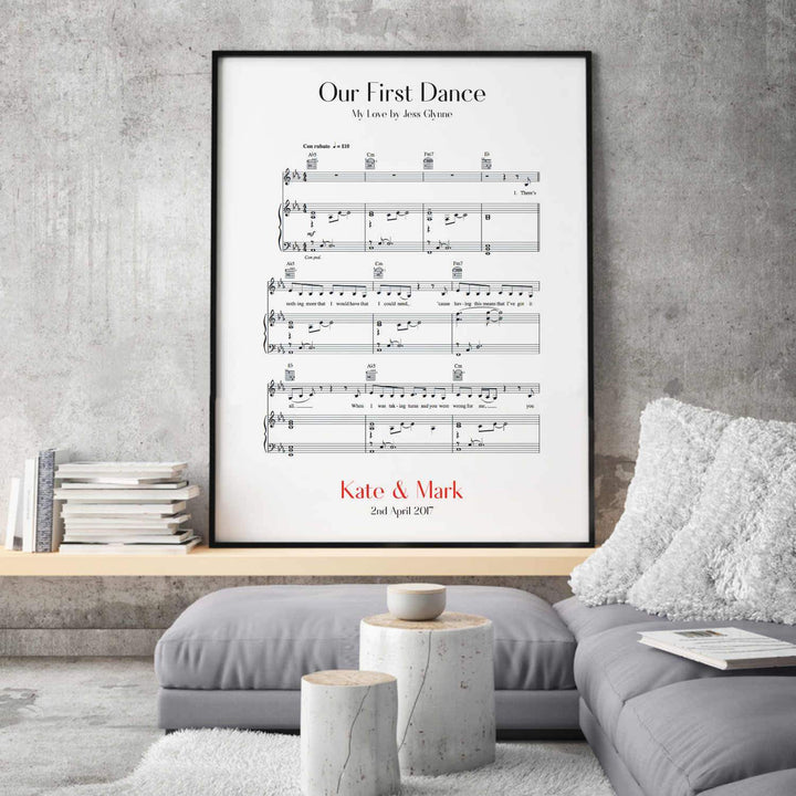 sheet music print