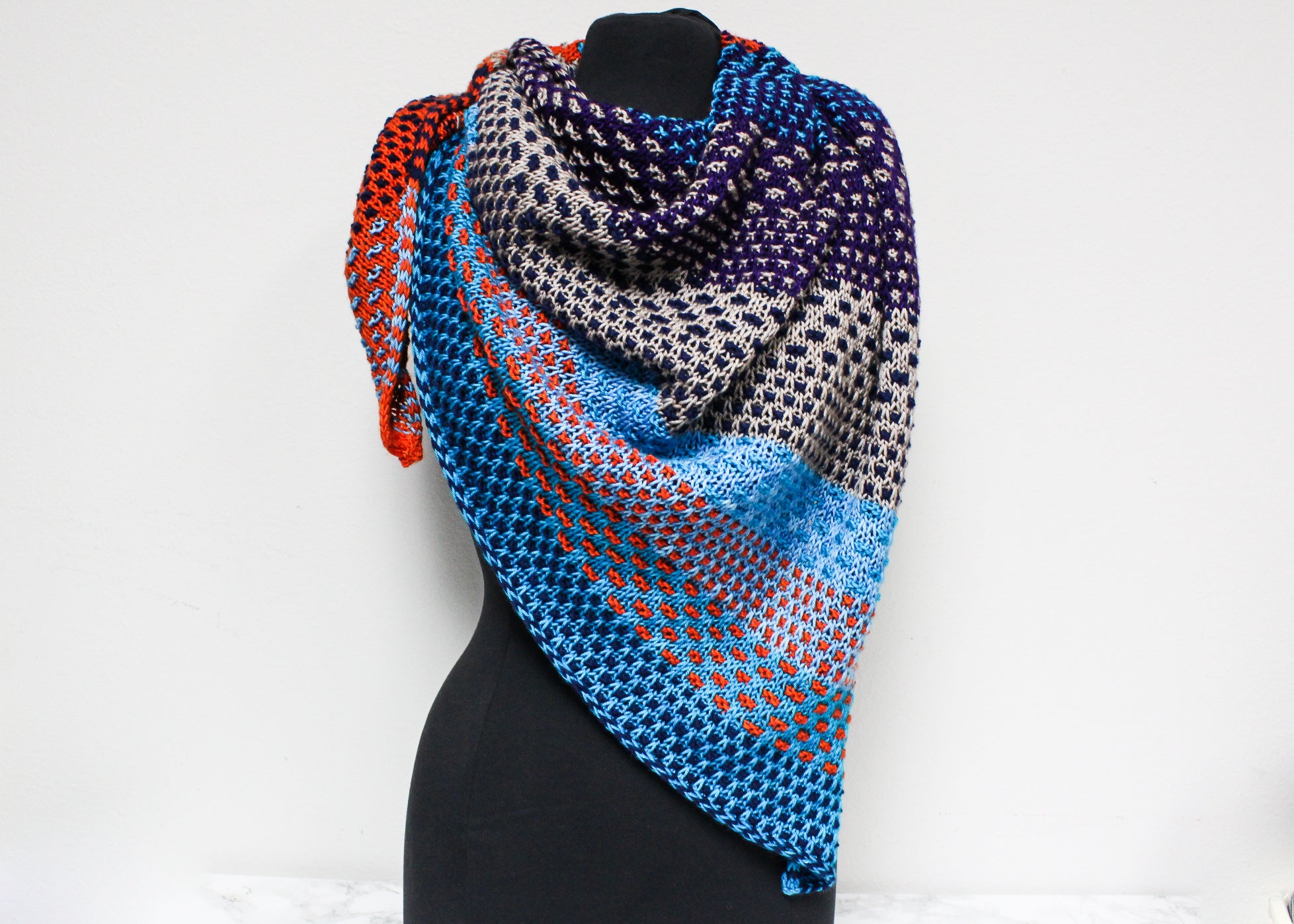 Nightshift Shawl by Andrea Mowry Knitting Kit The Lovina Shop