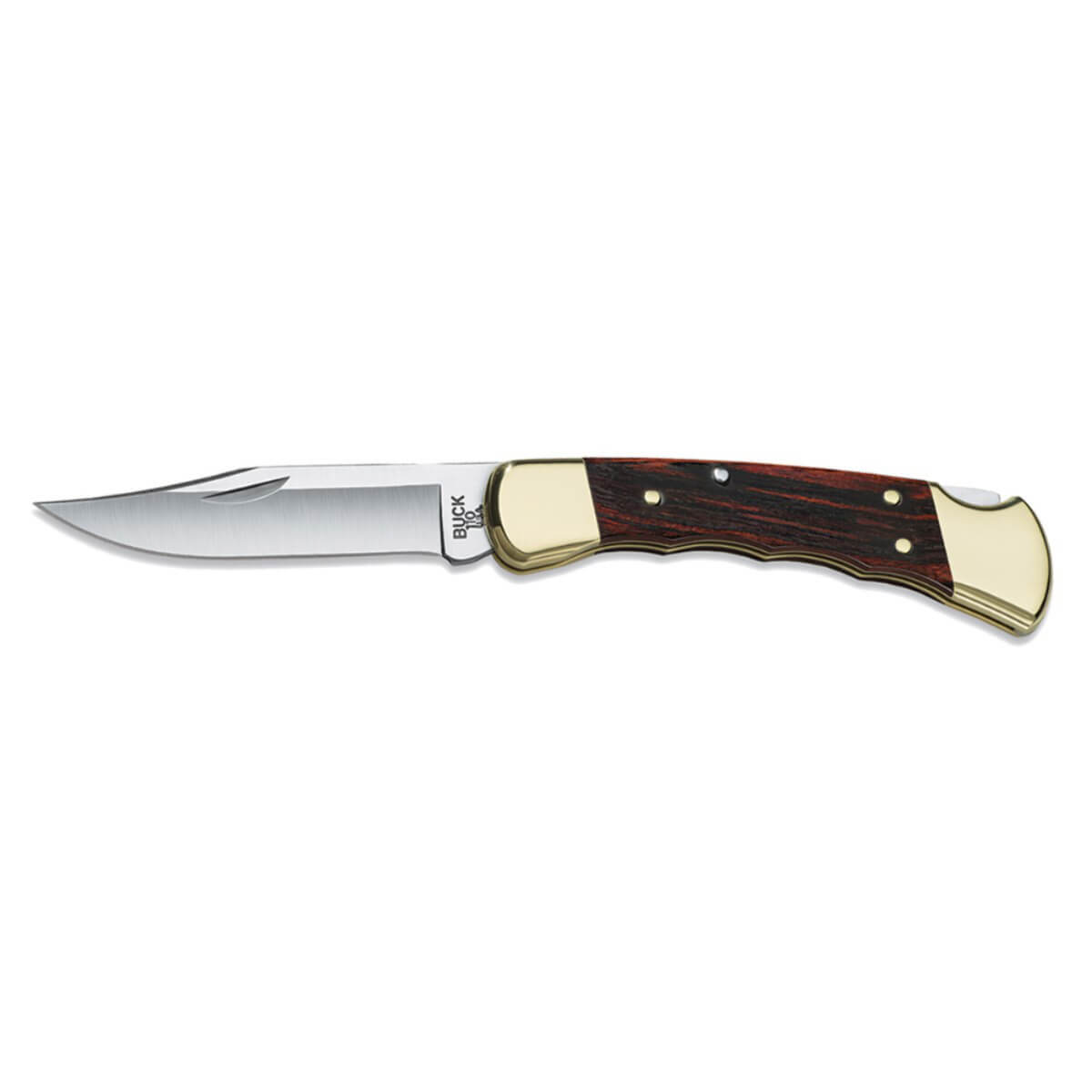 Buck Knives 2023 Legacy Collection 110 Folding Hunter 3.75 S45VN Satin  Plain Blade, Black and Brown Richlite Handles with Barehead Bolster, Black  Leather Sheath (BU110BKSLE)