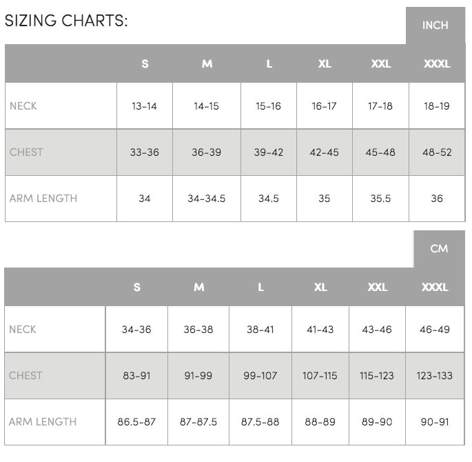 Icebreaker Clothing Size Chart