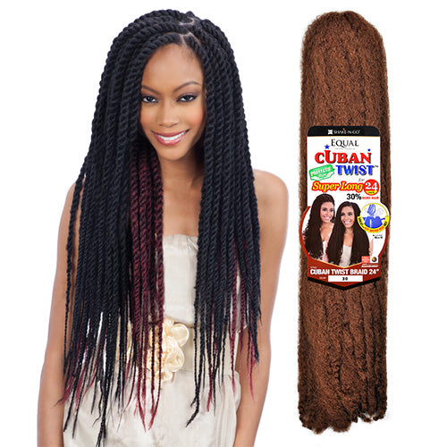 FREETRESS EQUAL SYNTHETIC HAIR BRAIDS (HAVANA TWIST) CUBAN TWIST BRAID