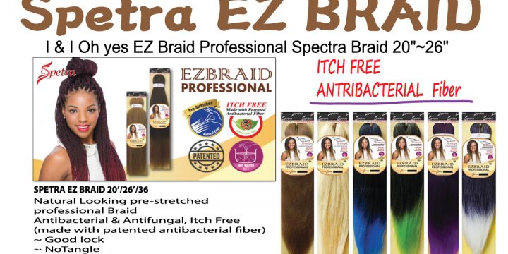 Spetra Ez Braid 36 Natural Looking Pre Stretched Professional Braid Beauty Supply Usa