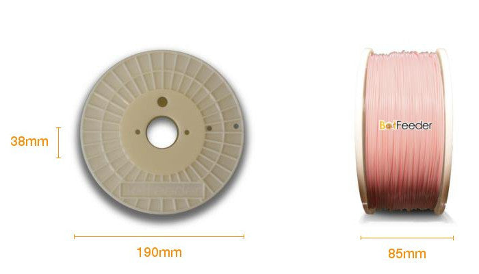 BotFeeder PLA Macaron Pink Filament Dimension