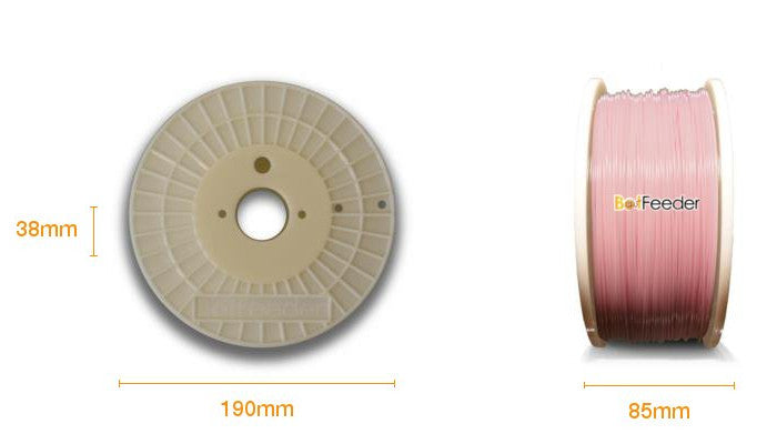 BotFeeder PLA Macaron Purple Filament Dimension