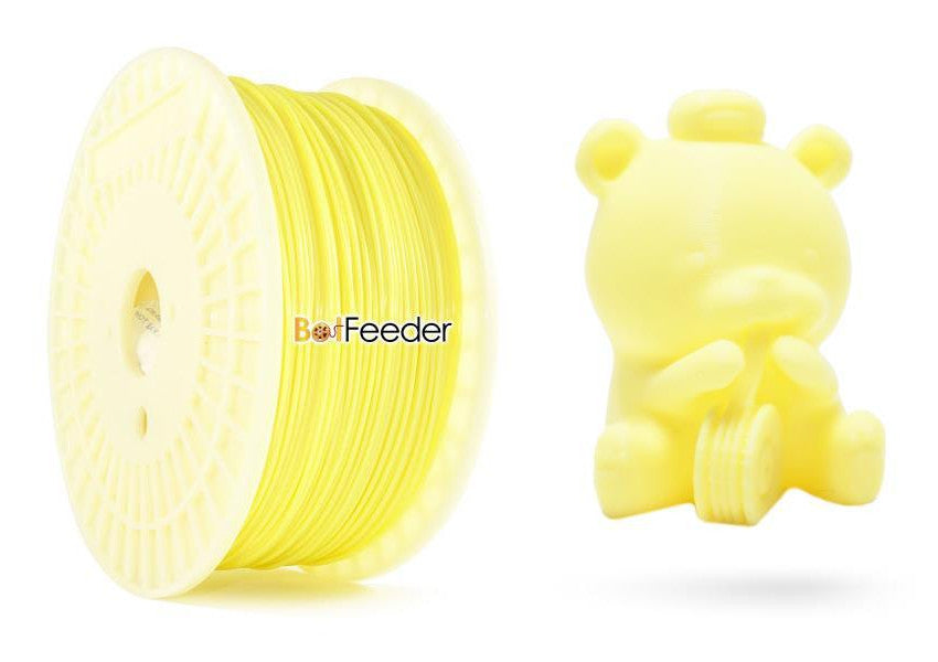 BotFeeder PLA Macaron Yellow Filament & BoFee Bear