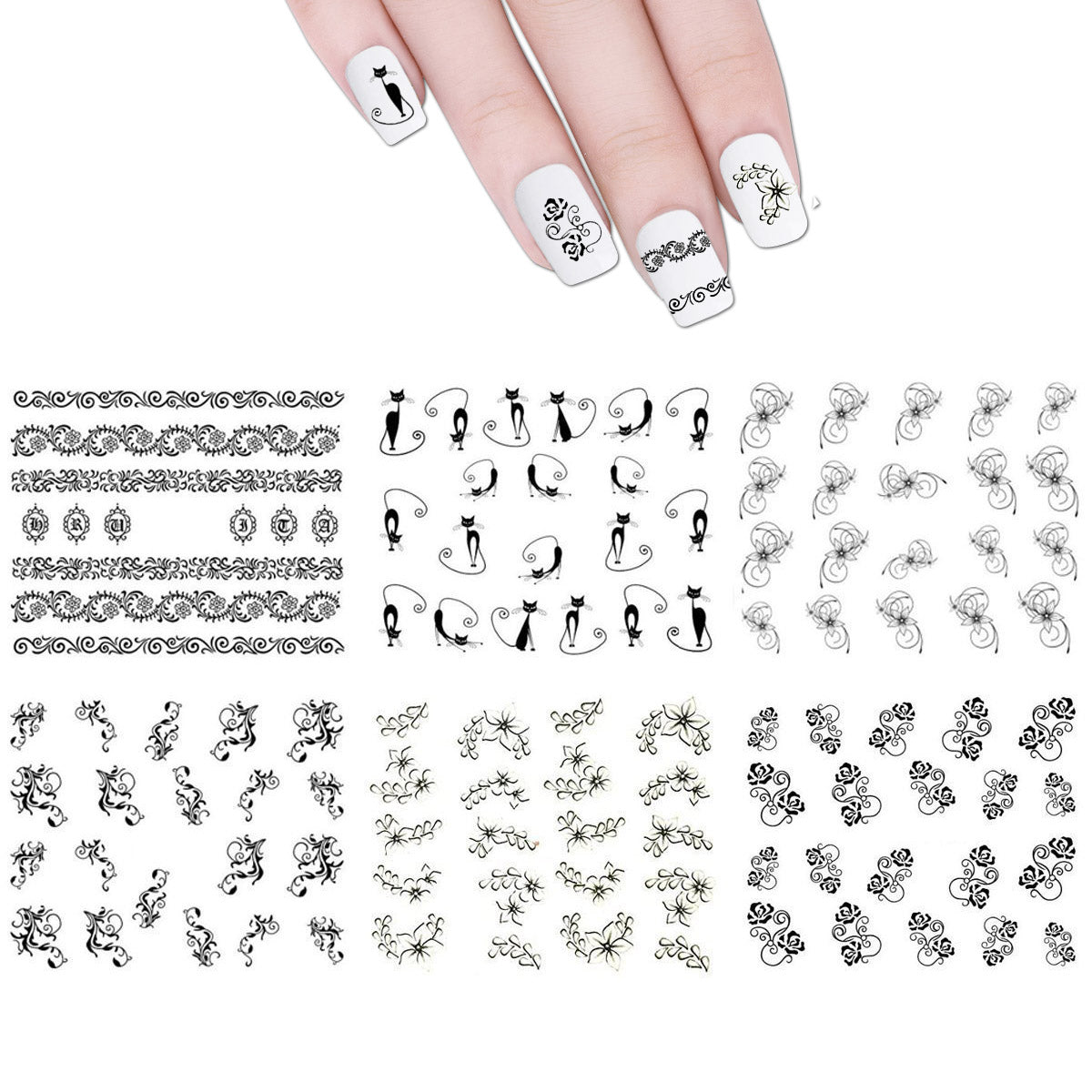 nail transfer stickers