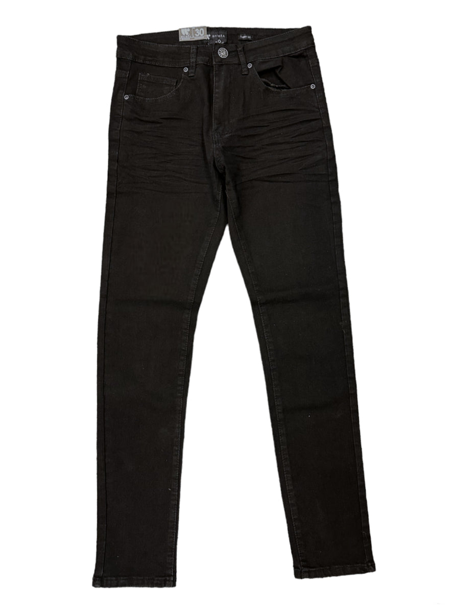 Waimea Jeans - Skinny Fit - Jet Black - M5694D – Vengeance78